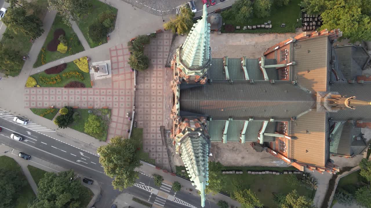 Vista aerea dall'alto di San