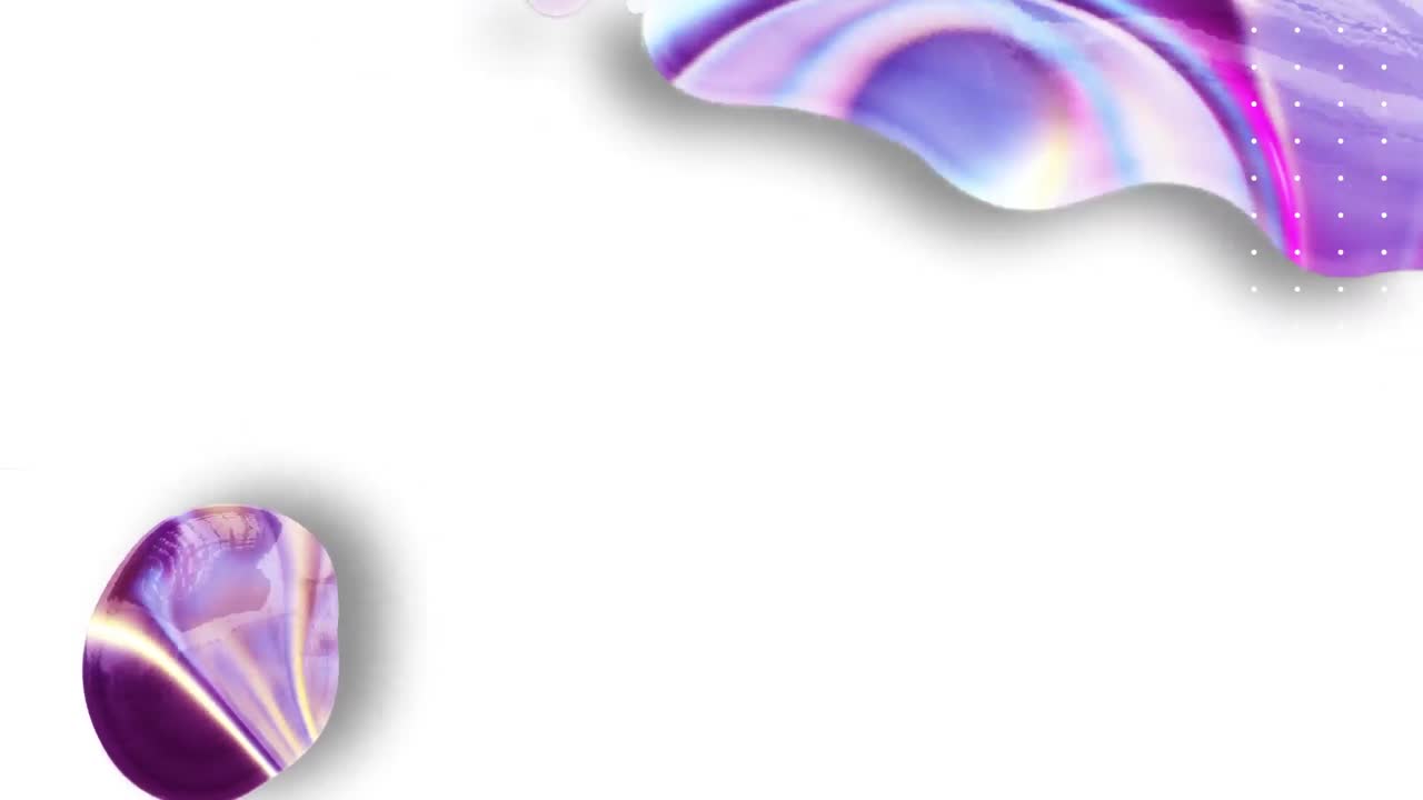 animación de formas hipnóticas y coloridas