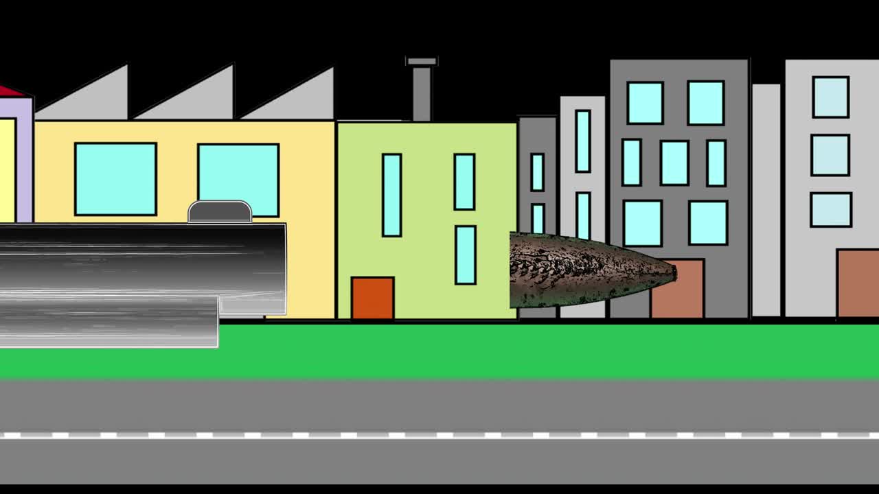 fuego de arma de cámara lenta con bala rastreada