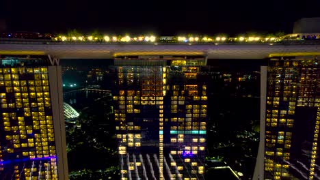 the marina bay sands hotel and casino in singapore, malaysia