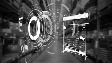 Animation-of-scope-scanning-with-data-processing-over-warehouse