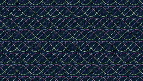 curved lines in motion vibrant circular pattern in blue, purple, and pink