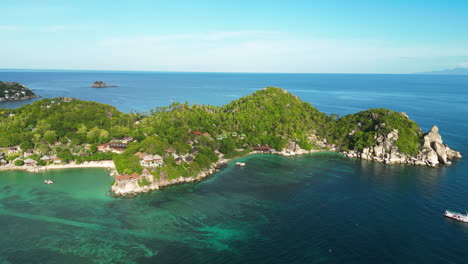 la playa de la libertad en koh tao en tailandia desde el punto de vista de john-suwan