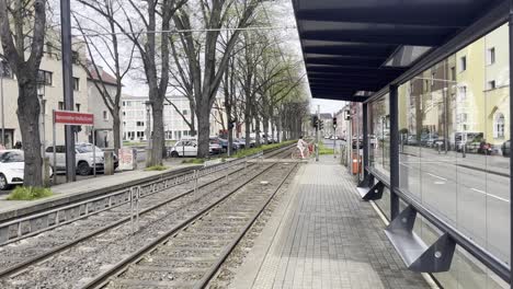 train station in cologne sülz on the outskirts