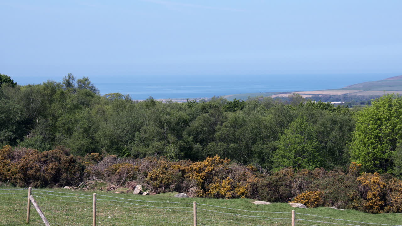 Views of the coast from Pentre Ifan Burial chamber at Nevern