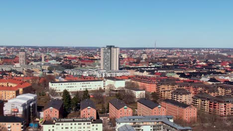 downtown södermalm in stockholm during winter