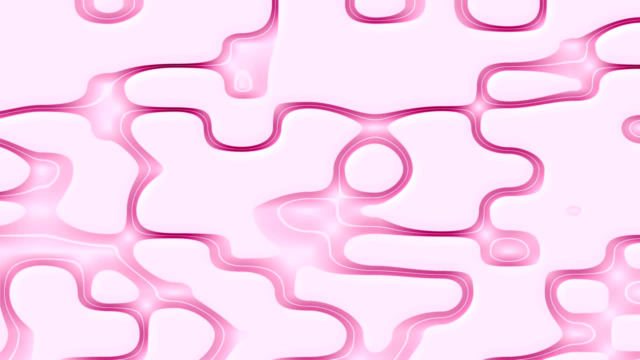 Pink animated abstract background with moving liquid