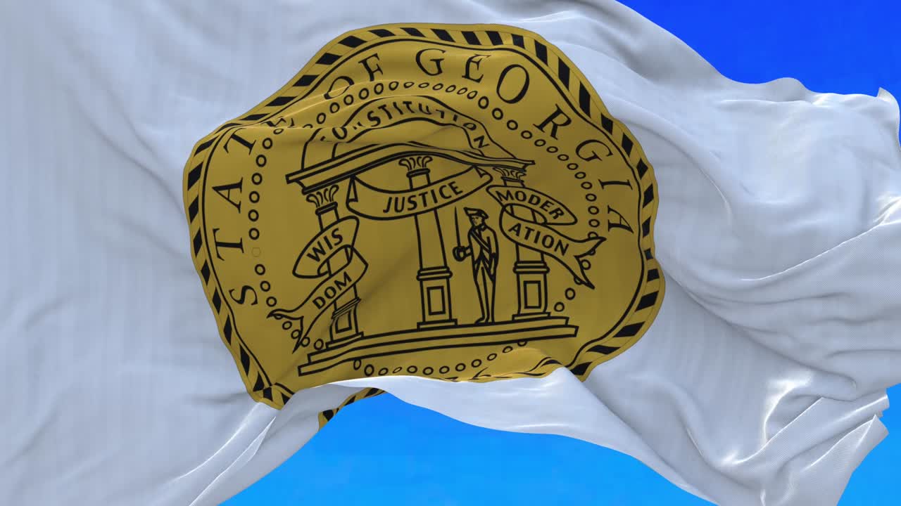 el estado de la bandera georgiana.