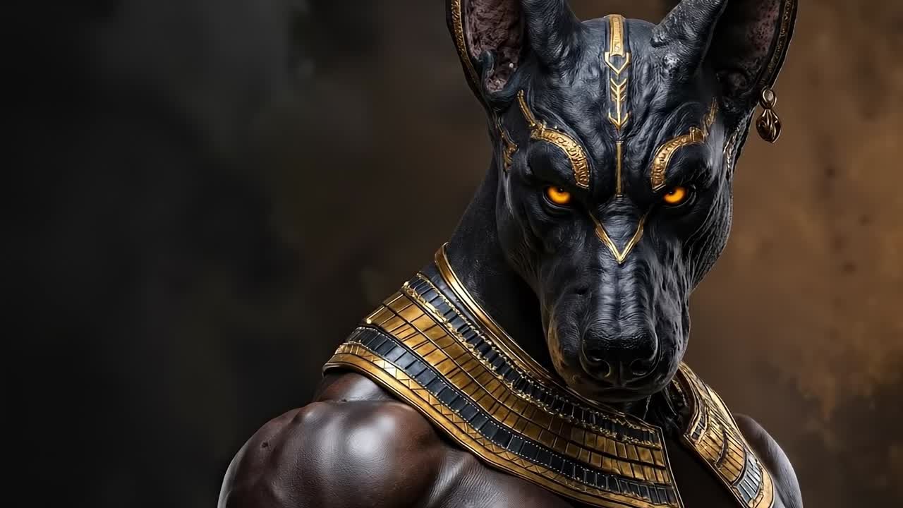 Anubis the god of the underworld