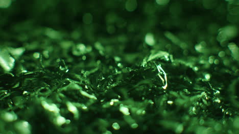 emerald color metal erratic movement