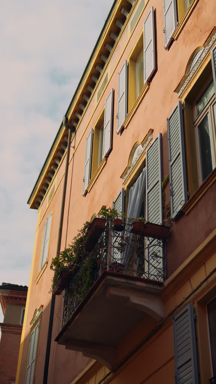 Charming Italian Building Exterior