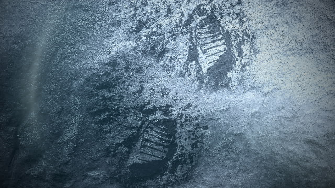 근접 촬영 눈과 모션 눈송이 겨울 영화 배경 1