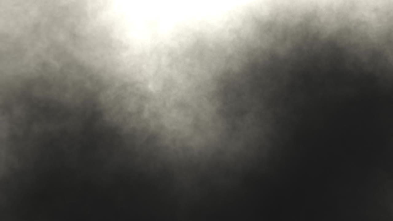 Colored ink spreading in water / colored smoke, wiping frame from top to down.