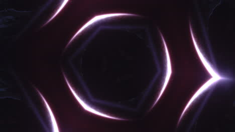 Abstract kaleidoscope animated pattern