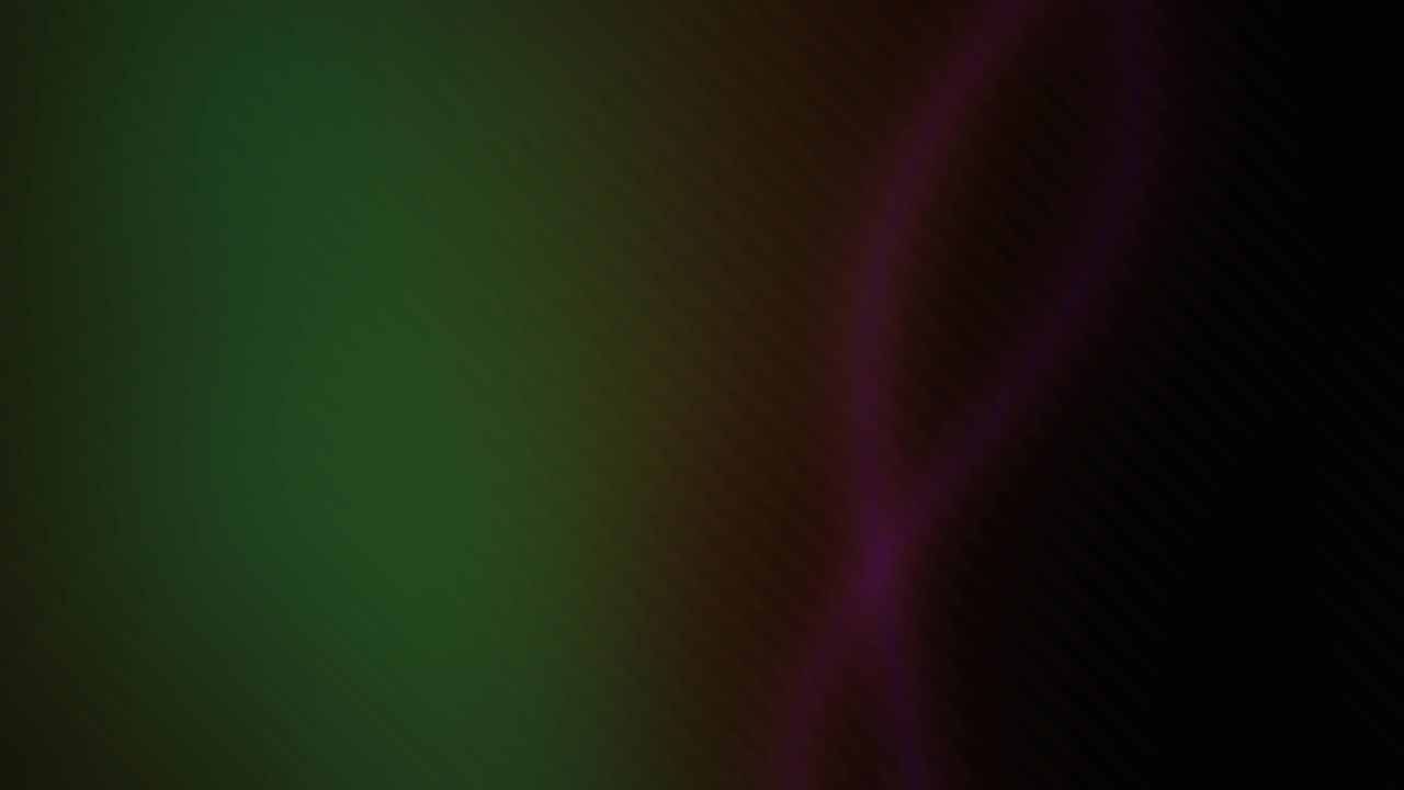 Abstract Motion Background with Soft Green and Purple Light Waves