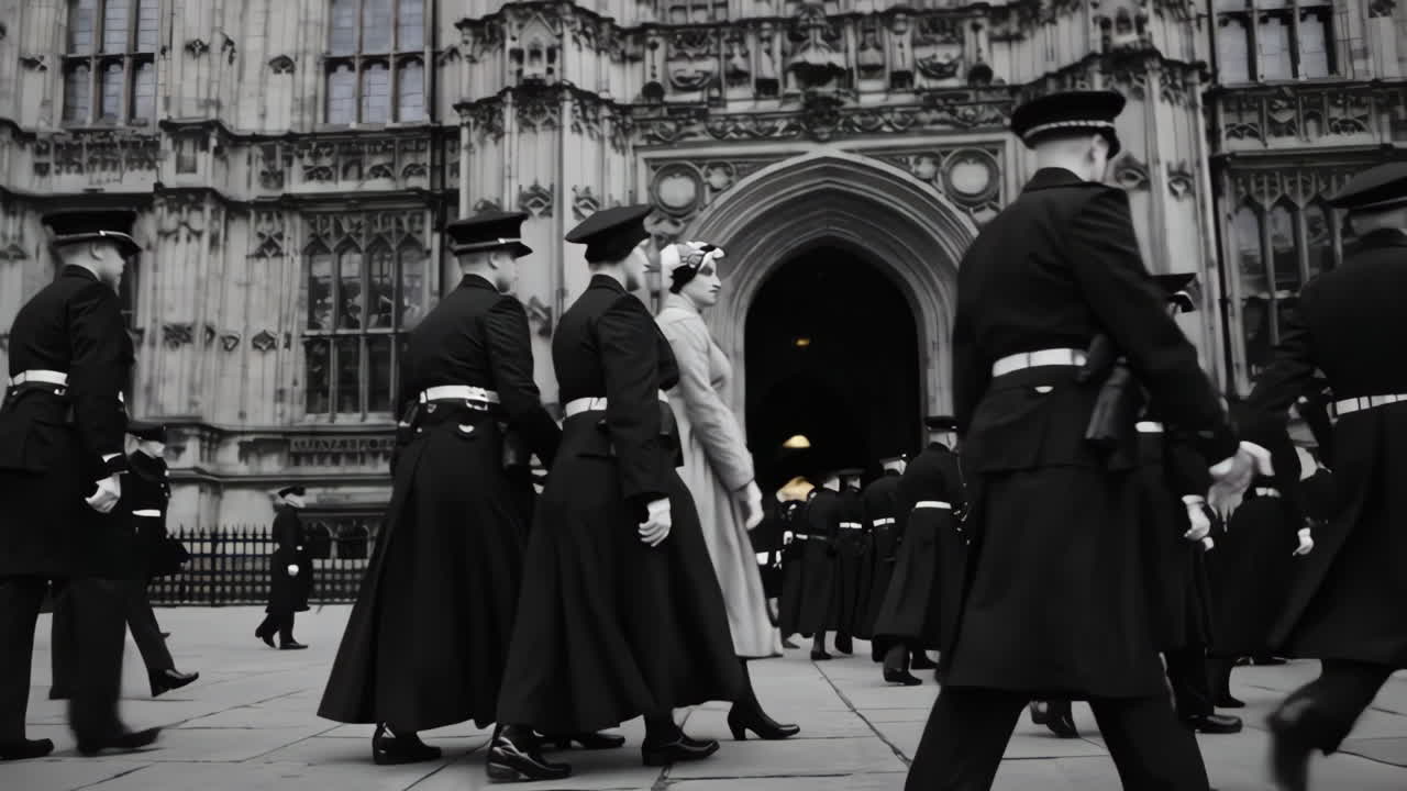Suffragette Protest at the Houses of Parliament