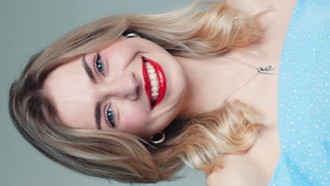 happy woman portrait