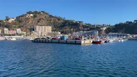 blanes port in catalunya spain sea views