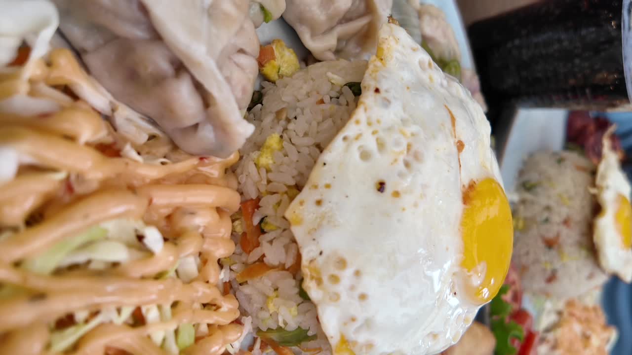 Delicious Asian Food Platter