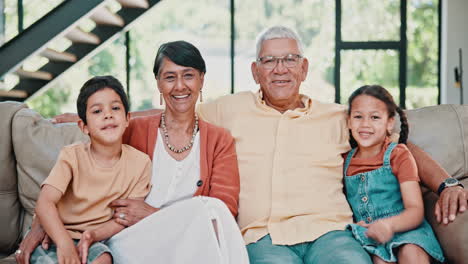 grandparents and grandchildren enjoying quality time together