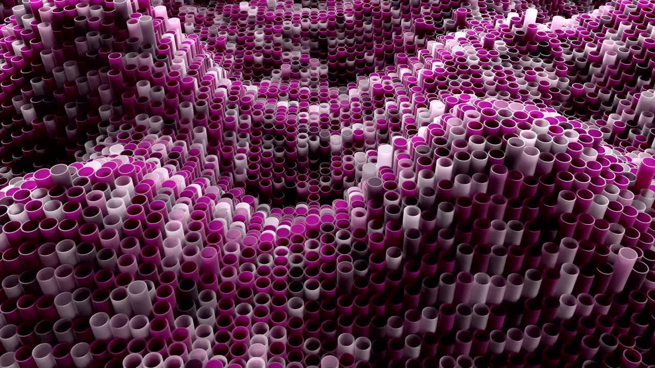 4k tubos de vidrio abstractos.