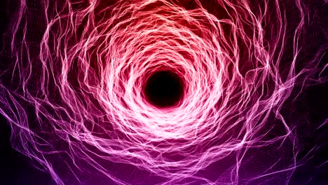 organic biotechnology abstract seamless, loopable purple- pink tunnel 4k sci-fi motion background, tech, space, symbiotic concept