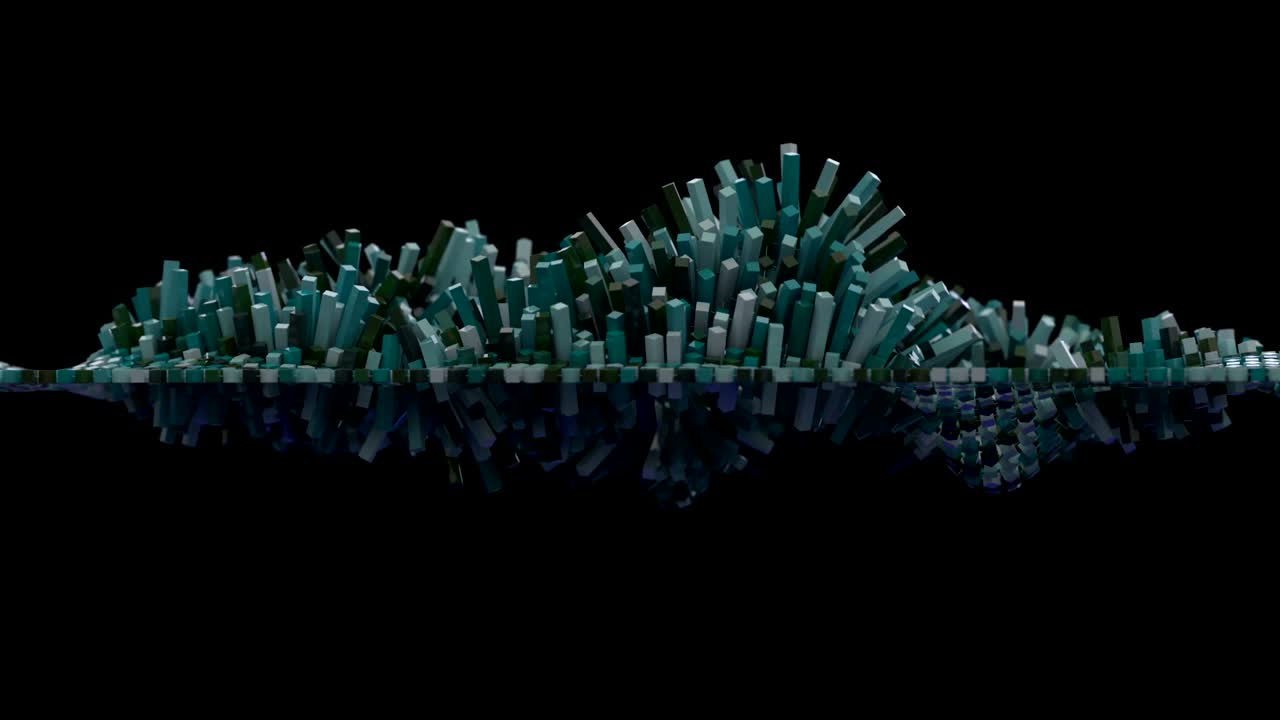 4K Abstract Cubic Mesh.