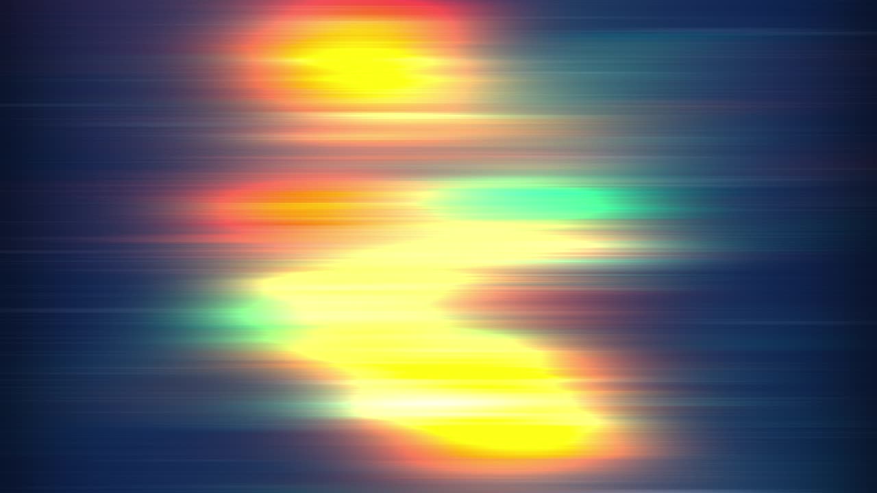 ruido con rayas y líneas de colores luminosos en un fondo negro. renderización 3d generada por computadora