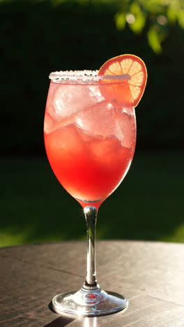 a refreshing summer cocktail