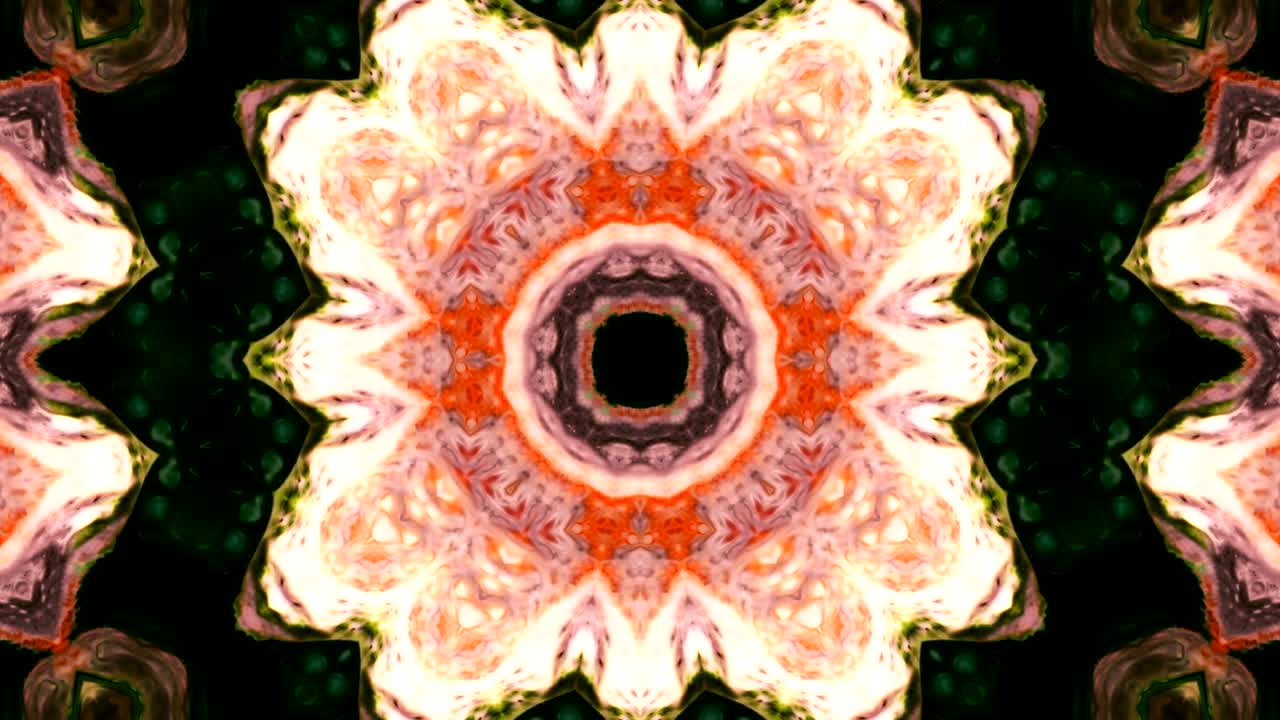 movimiento de fondo de kaleidoscopio abstractamente colorido