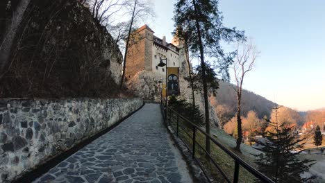 Castillo-De-Bran,-Rumania.-El-Castillo-Del-Conde-Dracula