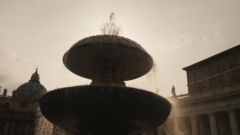 Fountain-By-St-Peter's-Basilica-Rome