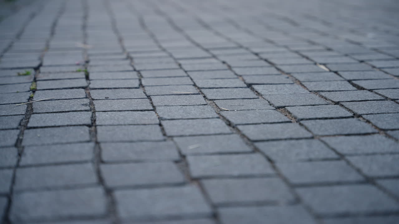 벽돌 길의 슬라이더 샷