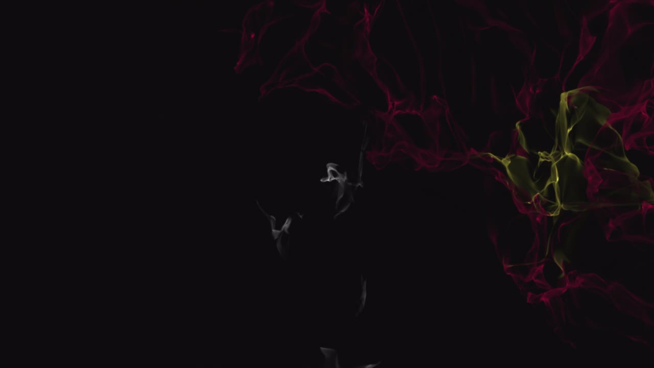 флаг папуа-новой гвинеи превращается в дым. концепция ослабления государства, альфа-канал.