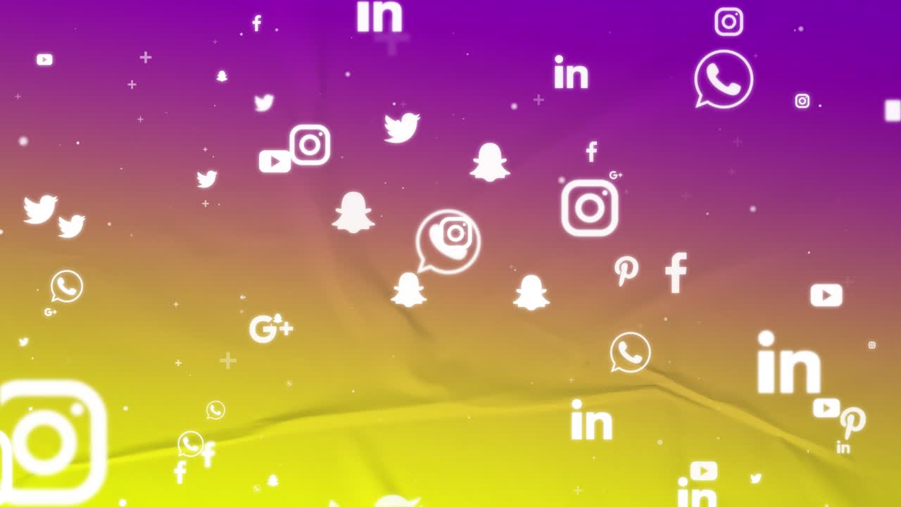 социальный фон значка 4k