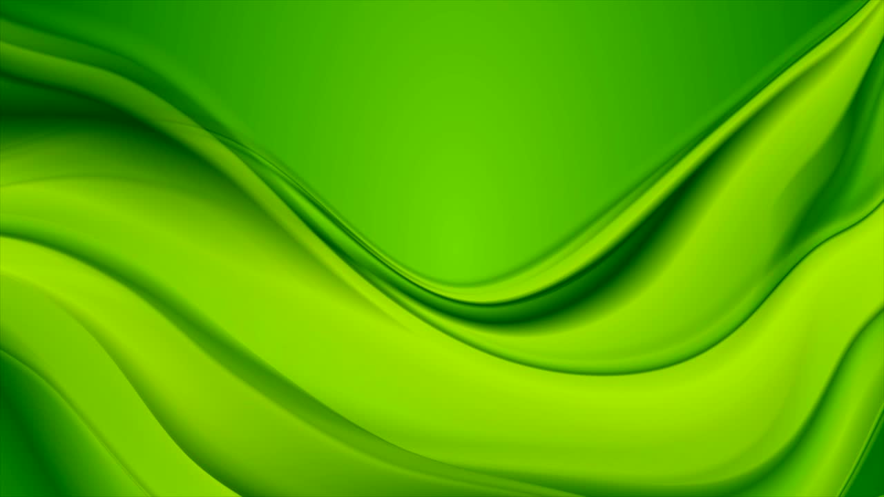 abstracto líquido verde ondas borrosas fondo de movimiento
