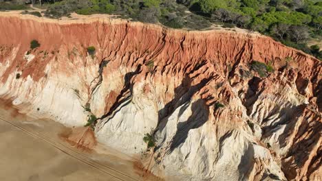 acantilados costeros y naturaleza #3- algarve, portugal - droneview estabilizado en 4k