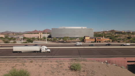 arizona highway and cityscape view