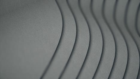 animation of waving grey lines. relaxing motion of smooth stripes