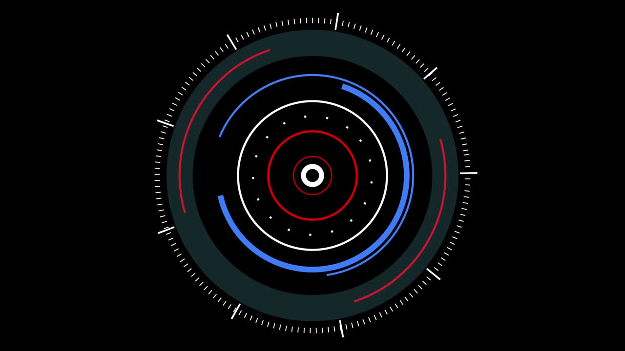 4k 3D Futuristic Digital Technology Animation