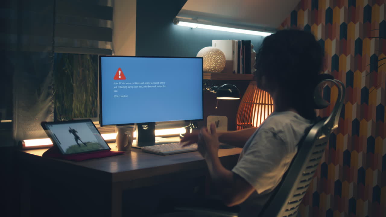 Frustration at Computer Error