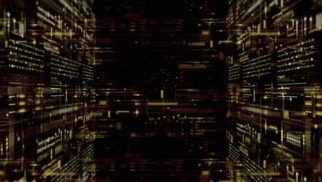 digital data stream: abstract futuristic technology background
