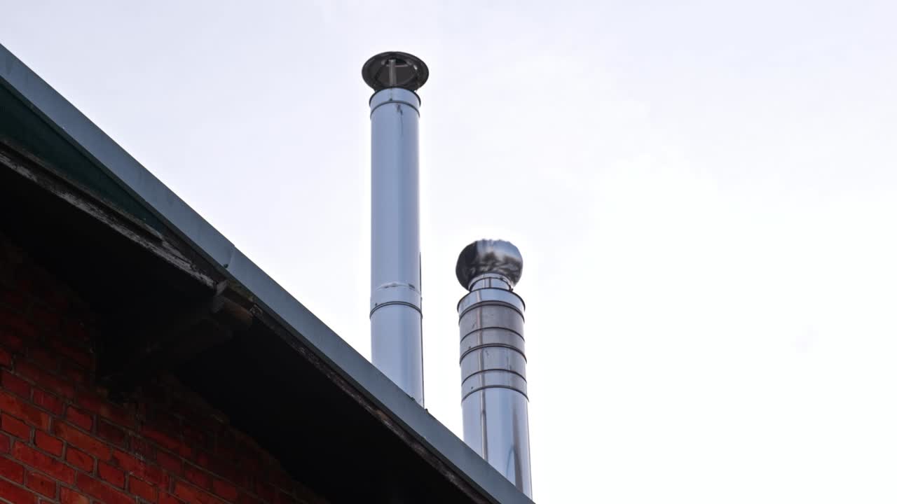 Residential Building Shiny Metal Chimney Spinner Rotary Turbine Ventilator