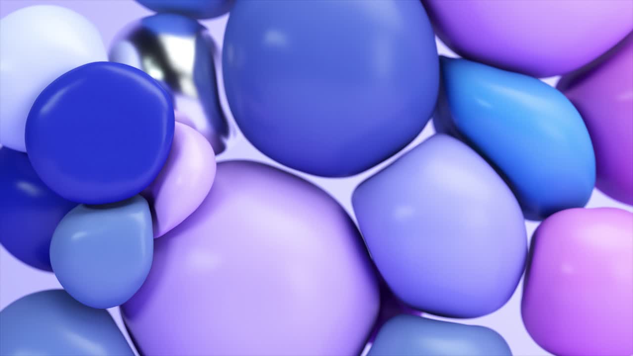 formas 3d abstractas y coloridas