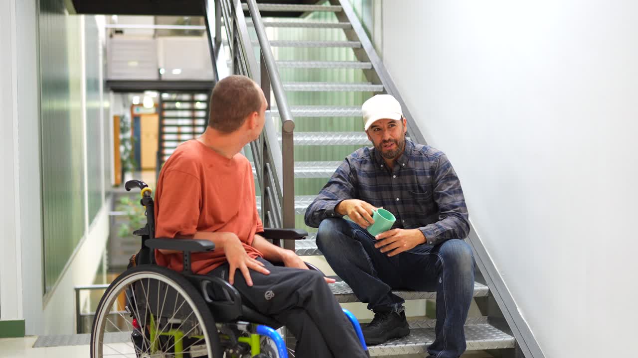 Men on Stairs: Friendship and Inclusion