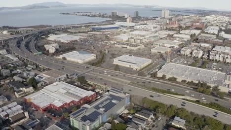 Autobahn-In-San-Francisco-über-Dem-Wasser