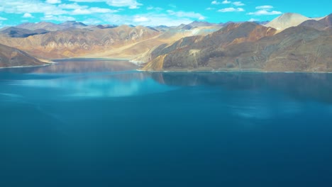 aerial view of leh ladakh, pangong tso lake, maitreya buddha, diskit monastery in nubra valley, sand dunes nubra valley