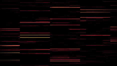 digital animation of red light trails moving against black background