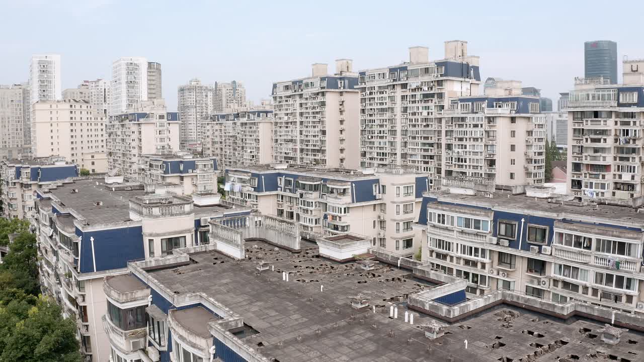 상하이 시내 주거 도시 타워, 공중 파노라마