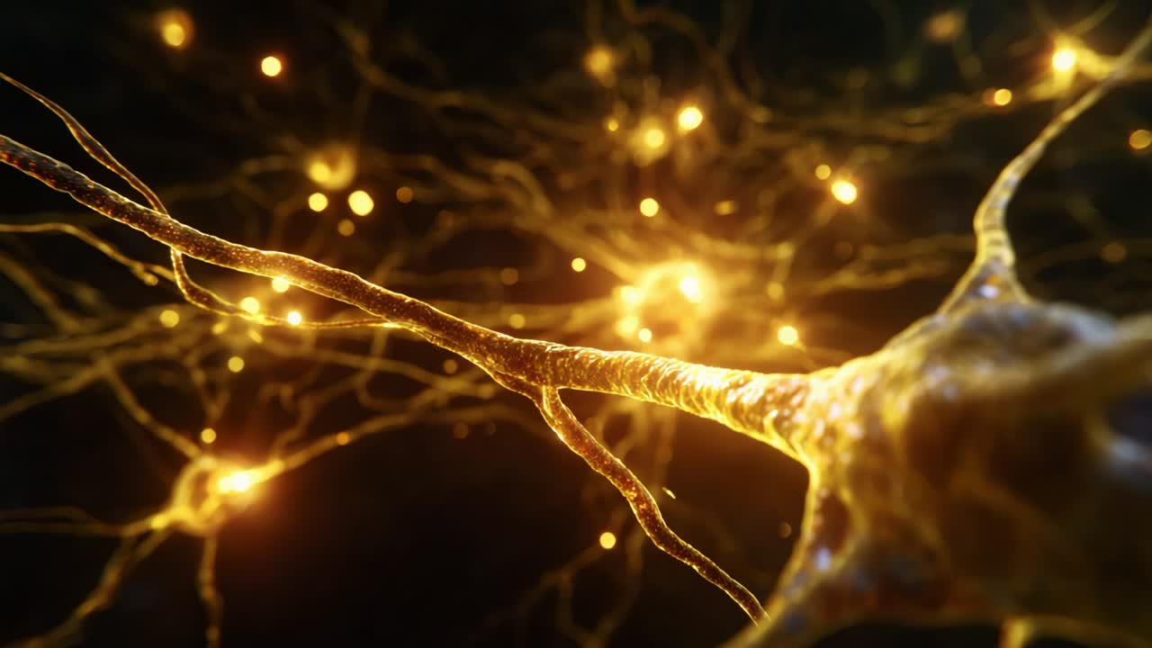 A Captivating Close-Up of Neurons Illuminated with Vibrant Light, Showcasing Their Intricate Structures and Dynamic Connections, Symbolizing Communication in the Brain and the Complexity of Neural Networks